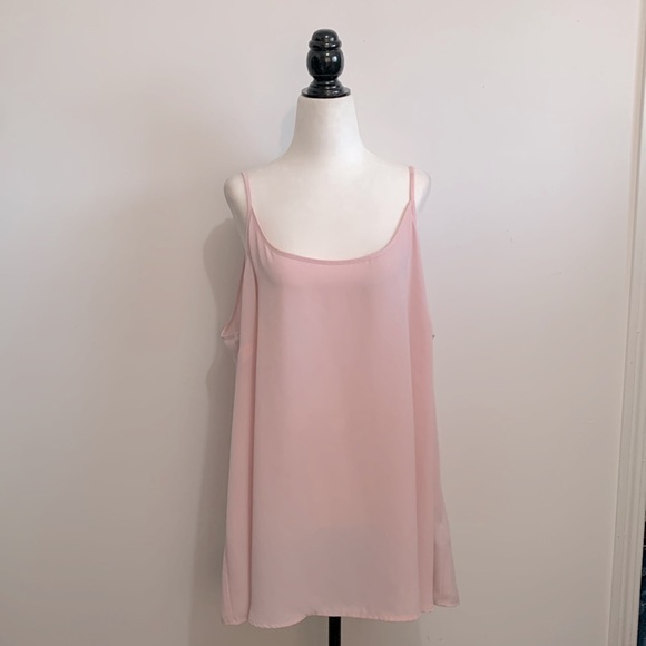 Love & Legend Tops - Love & Legend  women’s spaghetti Strap Cami tank Top size 22 in candy pink